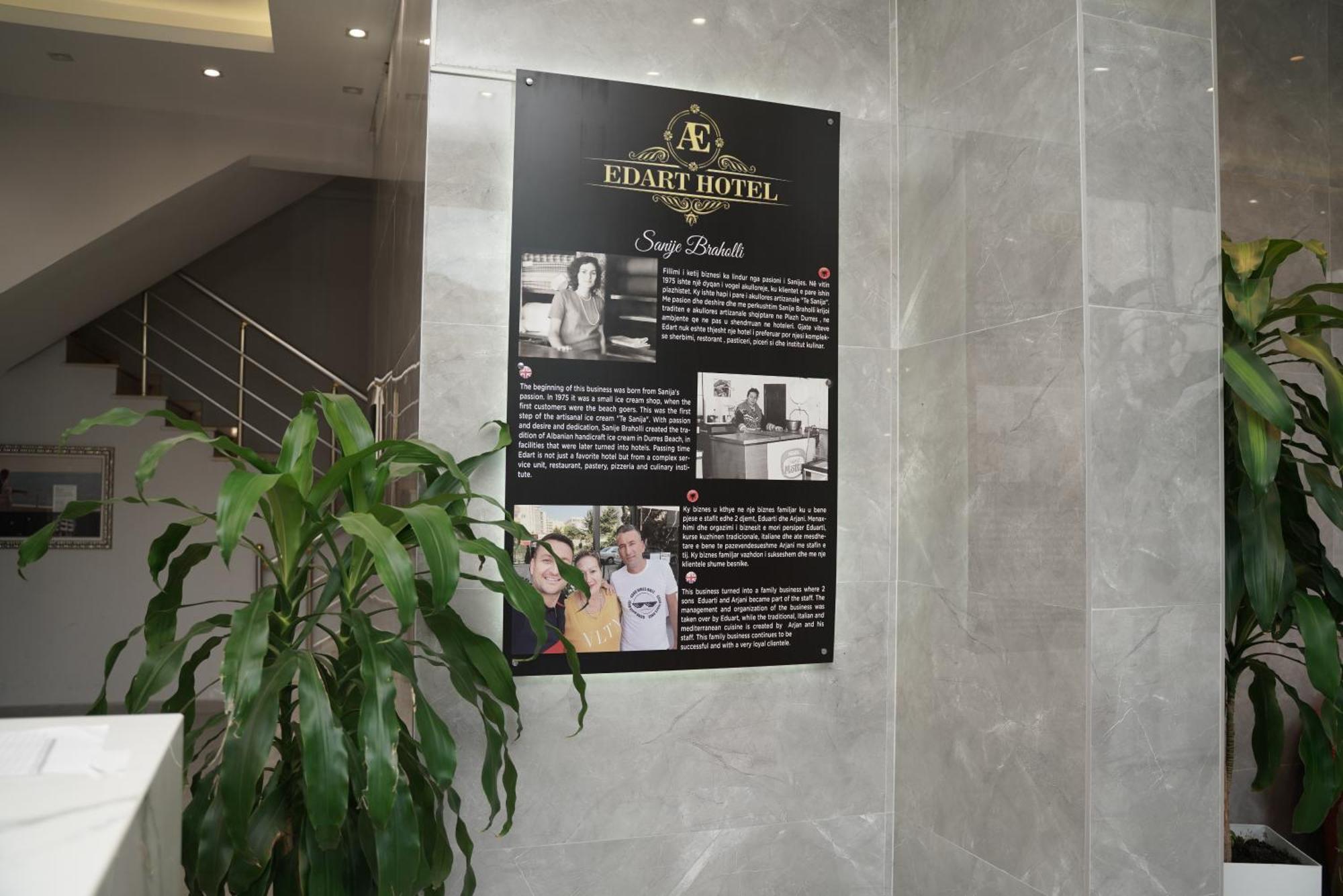 Hotel Edart Дуррес Екстер'єр фото
